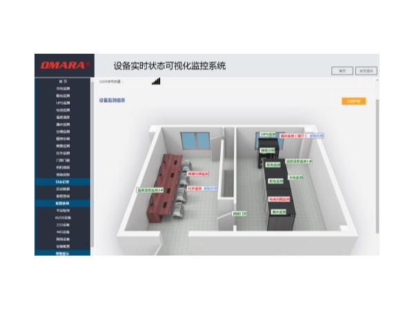 設備實時狀態(tài)可視化監(jiān)控系統，以3D圖形實時顯示